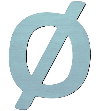 Sebra Wooden Letter - Ø - Pastel Boy Sebra Wooden Letter - Ø - Pastel Boy