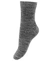 Chaussettes Fuzzies - Laine - Gris Chiné