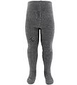 Fuzzies Tights - Wool/Cotton - Grey Melange