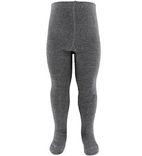 Collants Fuzzies - Laine/Coton - Gris Chiné Collants Fuzzies - Laine/Coton - Gris Chiné