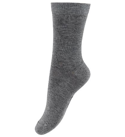 Fuzzies Socks - Wool/Cotton - Grey Melange Fuzzies Socks - Wool/Cotton - Grey Melange