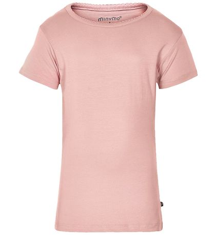 Minymo T-shirt - 2-Pack - Pink/Grey
