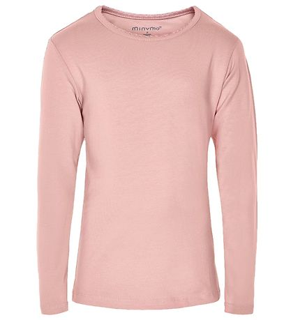 Minymo Bluse - 2er-Pack - Rosa/Grau Minymo Bluse - 2er-Pack - Rosa/Grau