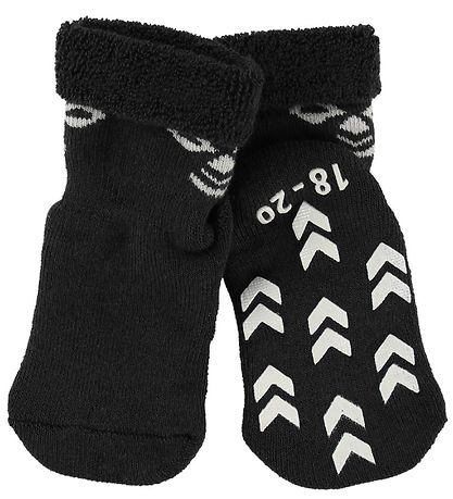 Hummel Baby Socks - HMLSnubbie - Black w. Non-Slip Hummel Baby Socks - HMLSnubbie - Black w. Non-Slip