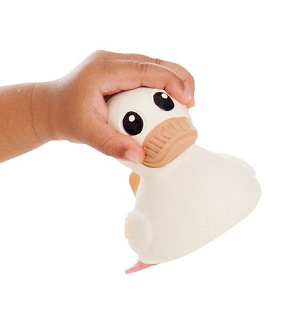 Hevea Rubber Bath Duck - Kawan Mini - White Hevea Rubber Bath Duck - Kawan Mini - White
