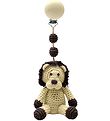 NatureZoo Pram Clip Toy - Ms. Løve - Yellow/Brown NatureZoo Pram Clip Toy - Ms. Løve - Yellow/Brown
