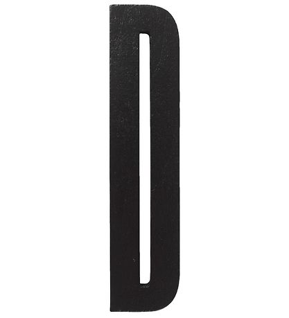 Design Letters Träbokstäver - D - Svart Design Letters Träbokstäver - D - Svart