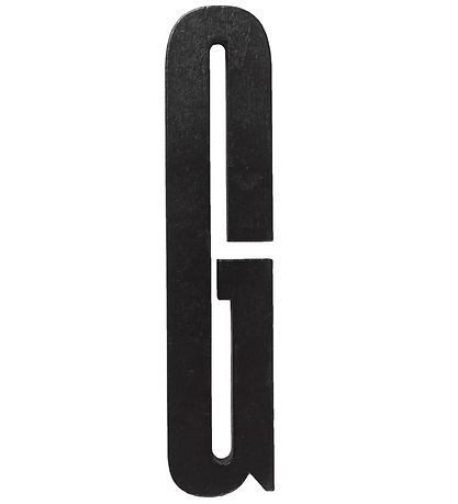 Lettres en bois Design Letters - G - Noir