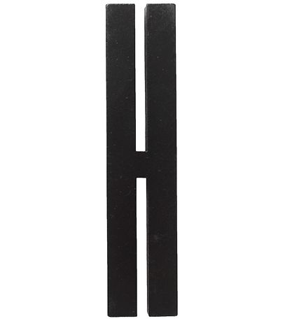Design Letters Wooden Letter - H - Black Design Letters Wooden Letter - H - Black