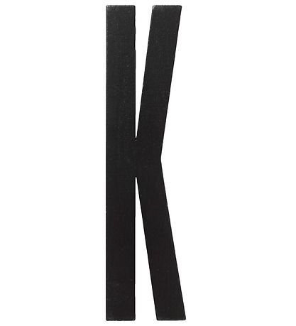 Design Letters Wooden Letter - K - Black Design Letters Wooden Letter - K - Black