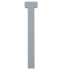 Design Letters Wooden Letter - T - Grey Design Letters Wooden Letter - T - Grey