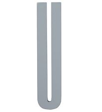 Design Letters Wooden Letter - U - Grey Design Letters Wooden Letter - U - Grey
