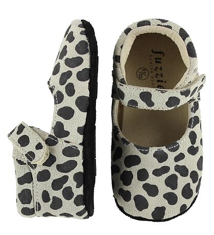 Fuzzies Ballerina Slippers - Puk - Dalmatian Print Fuzzies Ballerina Slippers - Puk - Dalmatian Print