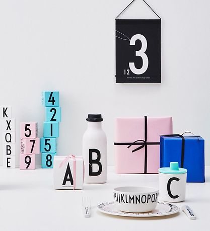 Design Letters Spout Lid - Turquoise Design Letters Spout Lid - Turquoise