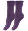 Chaussettes Fuzzies - 2 Pack - Violet Foncé