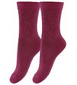 Chaussettes Fuzzies - 2 Pack - Bordeaux