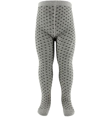 Fuzzies Strumpbyxor - Grå m. Prickar Fuzzies Strumpbyxor - Grå m. Prickar