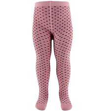 Fuzzies Strumpbyxor - Gl. Rosa m. Koksgrå Prickar Fuzzies Strumpbyxor - Gl. Rosa m. Koksgrå Prickar