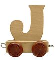 Bino Toys Alphabet Train - Wood - 5 cm - J Bino Toys Alphabet Train - Wood - 5 cm - J