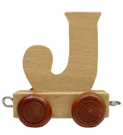 Bino Toys Alphabet Train - Wood - 5 cm - J Bino Toys Alphabet Train - Wood - 5 cm - J