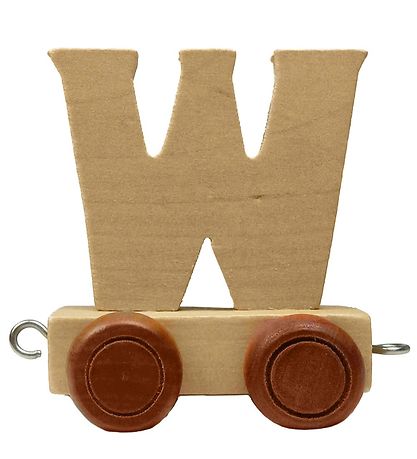Bino Toys Alphabet Train - Wood - 5 cm - W Bino Toys Alphabet Train - Wood - 5 cm - W