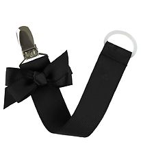 By Stær Pacifier Clip - Black w. Bow By Stær Pacifier Clip - Black w. Bow