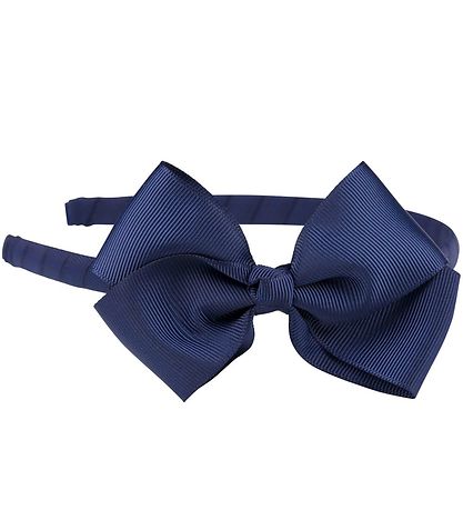 By Stær Hairband - Navy w. Bow By Stær Hairband - Navy w. Bow