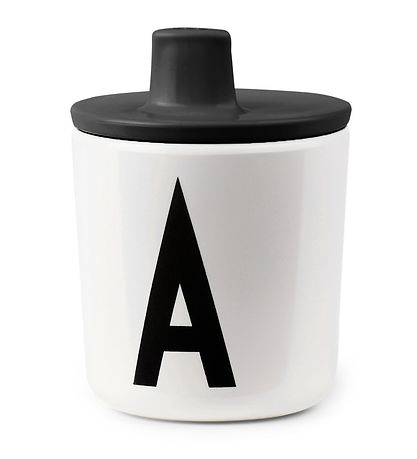 Design Letters Spout Lid - Ecozen - Black Design Letters Spout Lid - Ecozen - Black