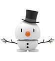 Hoptimist Baby Bumble - 9 cm - Snowman - White Hoptimist Baby Bumble - 9 cm - Snowman - White