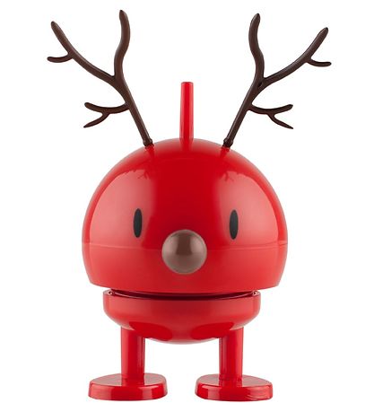 Hoptimist Baby Bumble Renar - Blixt - 10 cm - Röd