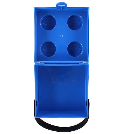 Boîte à Repas av. Poignée LEGO® Storage - 4 Boutons - Bleu Boîte à Repas av. Poignée LEGO® Storage - 4 Boutons - Bleu