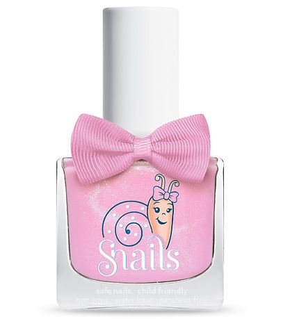 Snails Neglelakk - Candy Floss - Lyserød m. Glitter