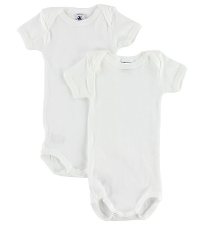 Petit Bateau Body k/ä - 2-pack - Vit