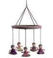 Smallstuff Baby Mobile - Dolls - Pink/Dusty Purple