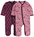 Pippi Nightsuits M/f - 2-Pack - Pink/Purple w. Print