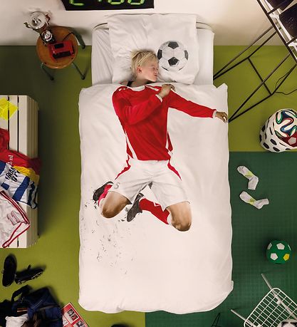 Snurk Bettwäsche - Erwachsen - Rot Fußballspieler Snurk Bettwäsche - Erwachsen - Rot Fußballspieler