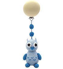 NatureZoo Pram Clip Toy - Sir Owl - Light blue NatureZoo Pram Clip Toy - Sir Owl - Light blue