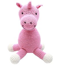 Peluche NatureZoo - Mademoiselle Licorne - 18 cm - Rose Peluche NatureZoo - Mademoiselle Licorne - 18 cm - Rose