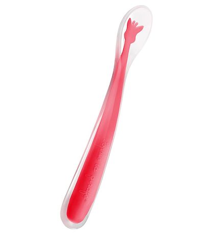 Sophie la Girafe Spoons - Silicone - 2 Parts - Red/Light blue Sophie la Girafe Spoons - Silicone - 2 Parts - Red/Light blue