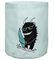 Bloomingville Storage Bag - 35 cm - Mint w. Surfer Monster Bloomingville Storage Bag - 35 cm - Mint w. Surfer Monster