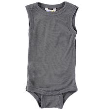 Joha Bodysuit Sleeveless - Wool/Silk - Dark Grey Joha Bodysuit Sleeveless - Wool/Silk - Dark Grey