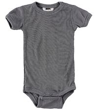Joha Bodysuit S/S - Wool/Silk - Dark Grey Joha Bodysuit S/S - Wool/Silk - Dark Grey