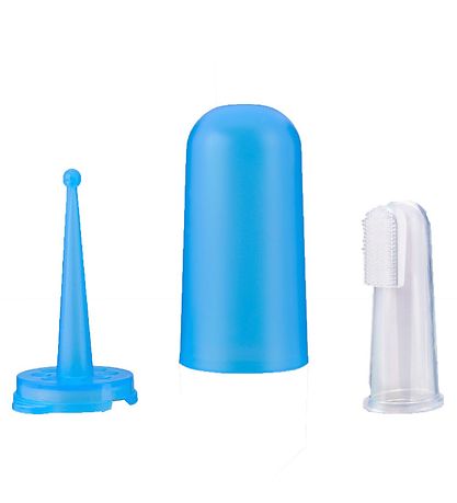 Reer Finger Toothbrush w. Case - Turquoise Reer Finger Toothbrush w. Case - Turquoise