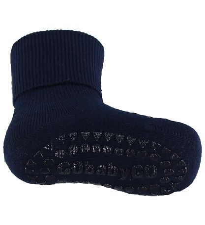 GoBabyGo Non-Slip Socks - Bamboo - Navy