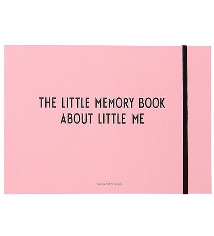 Design Letters Memory Book - Black/Pink - English Design Letters Memory Book - Black/Pink - English
