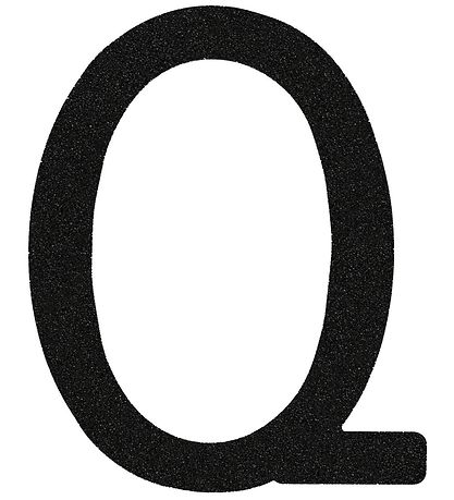 Thats Mine Letter - Q - Black Glitter