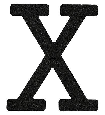 Thats Mine Letter - X - Black Glitter Thats Mine Letter - X - Black Glitter