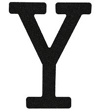 Thats Mine Letter - Y - Black Glitter Thats Mine Letter - Y - Black Glitter