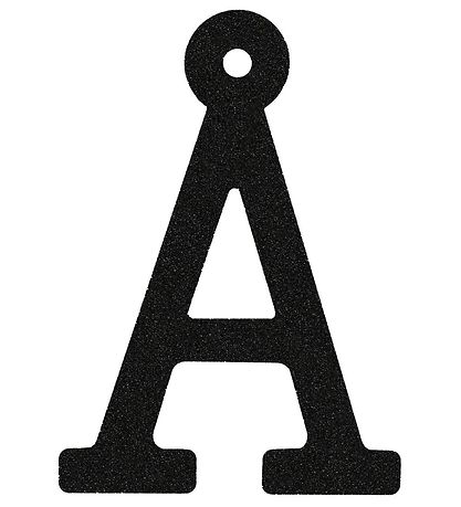 Thats Mine Letter - Å - Black Glitter