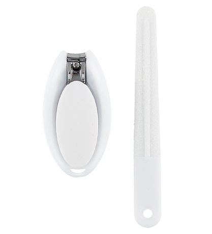 Oopsy Nail Clippers/Nail File - White Oopsy Nail Clippers/Nail File - White